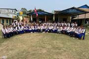 A Gathering of Learners: Students of Shree Narendra Janata Secondary School Together on Campus