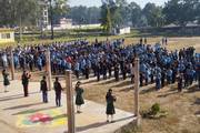 United in Spirit: Morning Assembly at Lumbini Gyan Niketan Secondary School