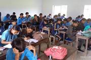 Students doing classwork