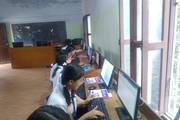 students in computer lab