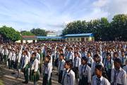 Students of Karnali Secondary School