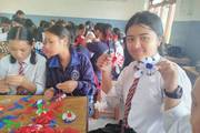 Artistic Creations: Crafting Moments at Shree Indra Rajya Laxmi Secondary School