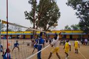 Teachers participating in Gadhwa Rural Municipality Level Inter School Teachers Volleyball Competition