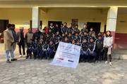 Warm clothes distribution to the students of Gyanodaya Ma Vi by Pahilo Paila Organization , Tilottama branch