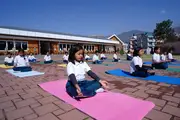 Outdoor Yoga Session at Imperial World School