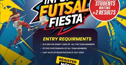 Infomax College Launches Futsal Fiesta 2082: Big Cash Prizes for +2 Result-Waiting Students