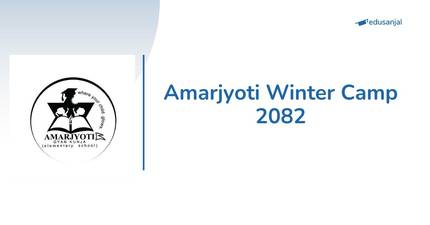 Amarjyoti Winter Camp 2082