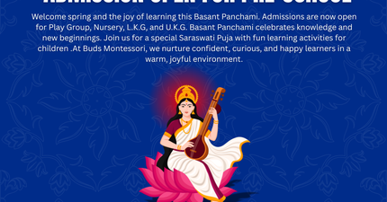 Saraswati Puja Celebration at Buds Montessori Pre School
