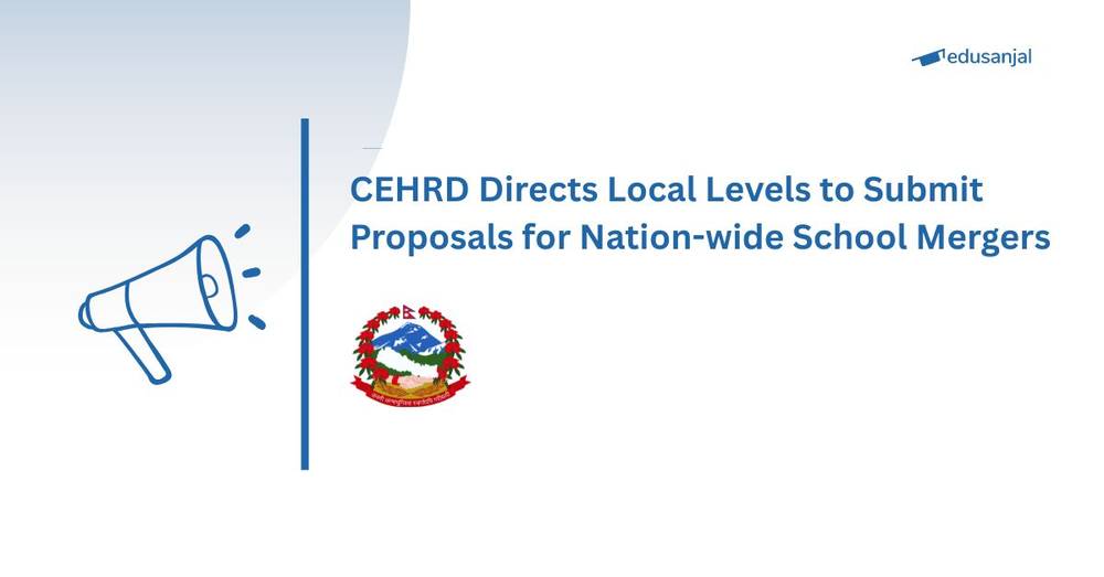 CEHRD Directs Local Levels to Submit Proposals for Community School Mergers