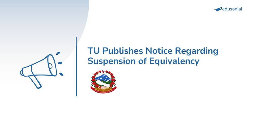 TU Publishes Notice Regarding Suspension of Equivalency