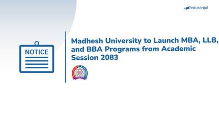 Madhesh University to Launch MBA, LLB, and BBA Programs from Academic Session 2083