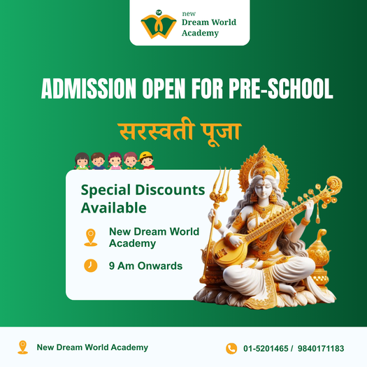 Saraswati Puja Celebration at New Dream World Academy