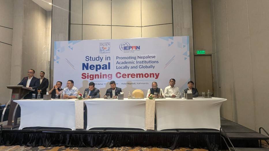 ECAN and IEPAN Sign Strategic MoU to Position Nepal as an International Education Destination