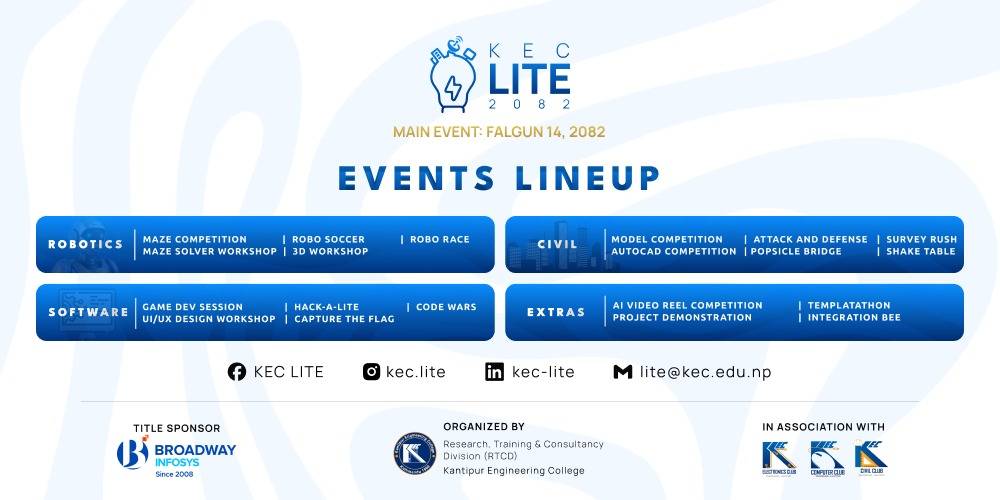 KEC LITE 2082: A Celebration of Innovation and Engineering at Kantipur Engineering College