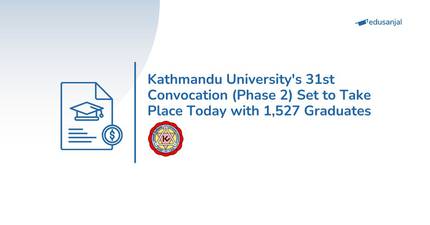Kathmandu University's 31st Convocation (Phase 2) Set to Take Place Today with 1,527 Graduates