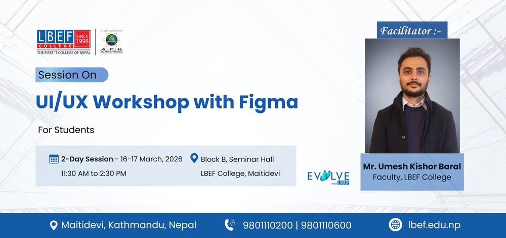 Two-Day UI/UX Workshop with Figma: LBEF College