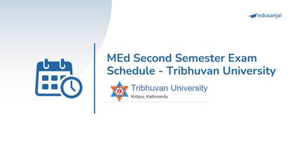 MEd Second Semester Exam Schedule - Tribhuvan University