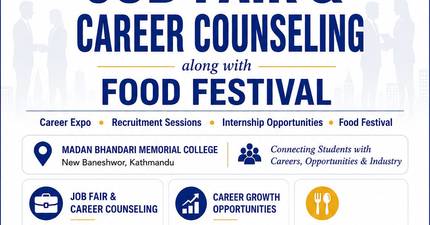 Job Fair, Career Counseling and Food Festival at Madan Bhandari Memorial College