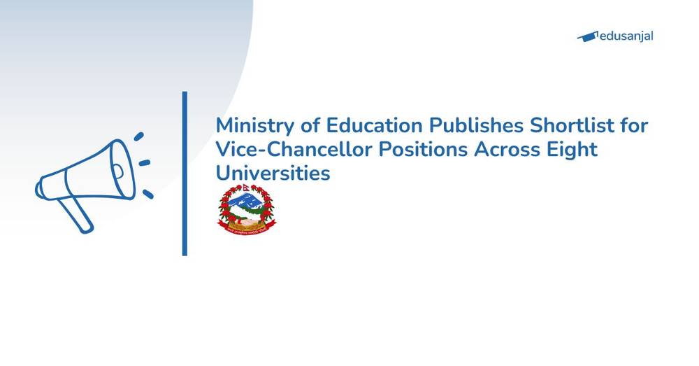 Ministry of Education Publishes Shortlist for Vice-Chancellor Positions Across Eight Universities