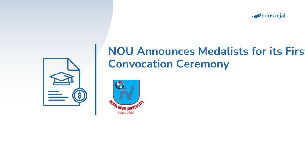NOU Announces Medalists for its First Convocation Ceremony