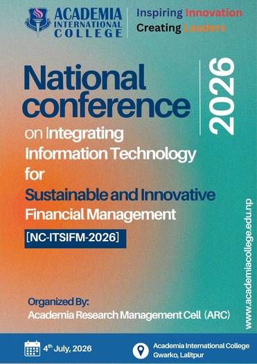 National Conference on Integrating Information Technology for Sustainable and Innovative Financial Management (NC-ITSIFM-2026)