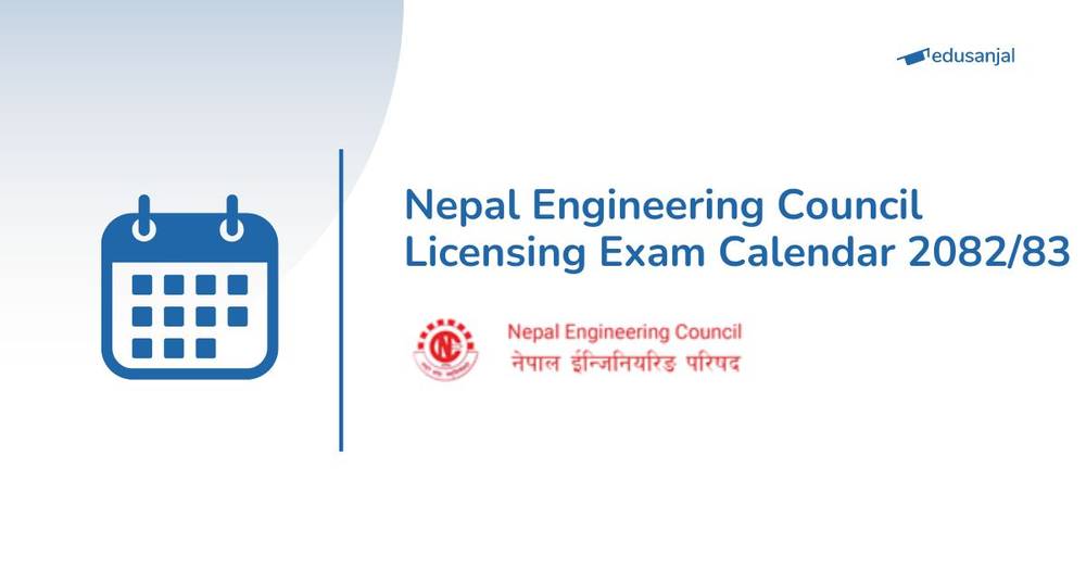 Nepal Engineering Council Licensing Exam Calendar 2082/83