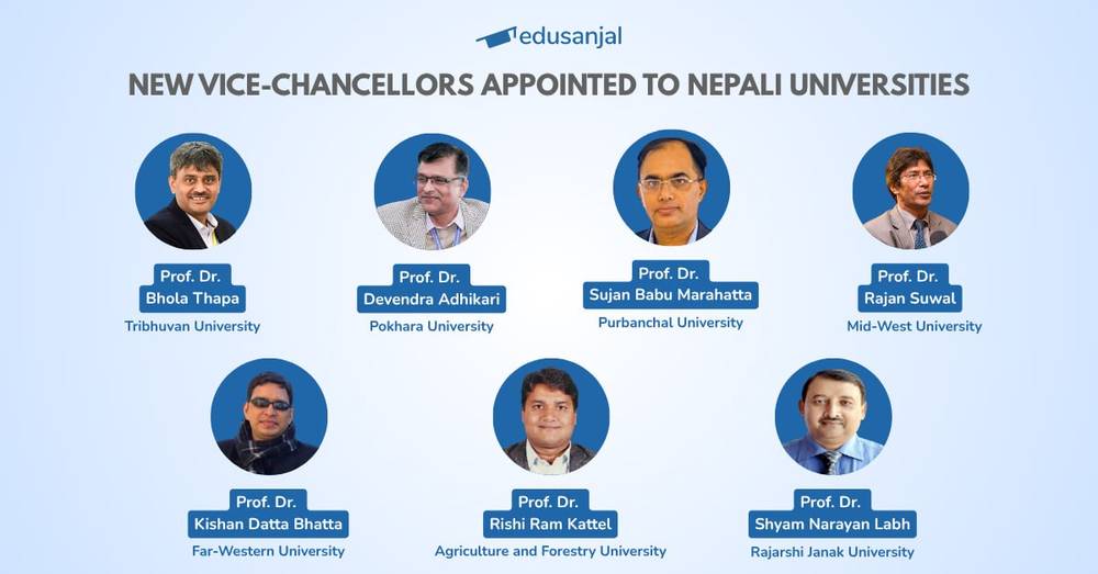 New Vice-Chancellors Appointed to 7 Nepali Universities