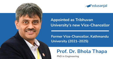 Dr. Bhola Thapa Takes Over Tribhuvan University