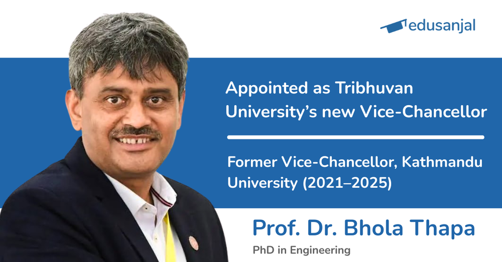 Dr. Bhola Thapa Takes Over Tribhuvan University