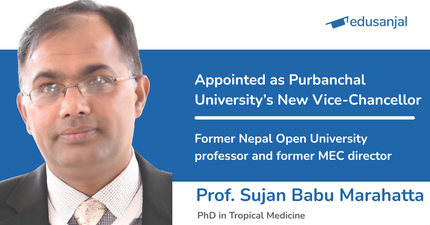 Prof. Sujan Babu Marahatta Named Purbanchal University VC