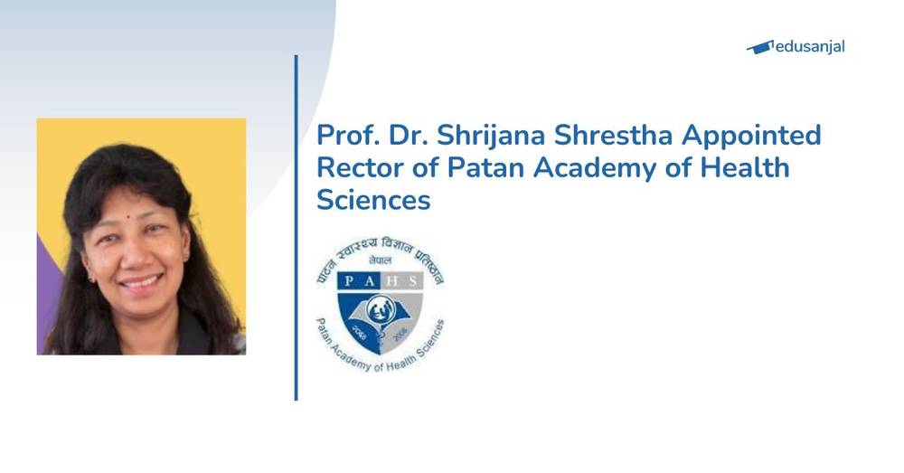 Prof. Dr. Shrijana Shrestha Appointed Rector of Patan Academy of Health Sciences