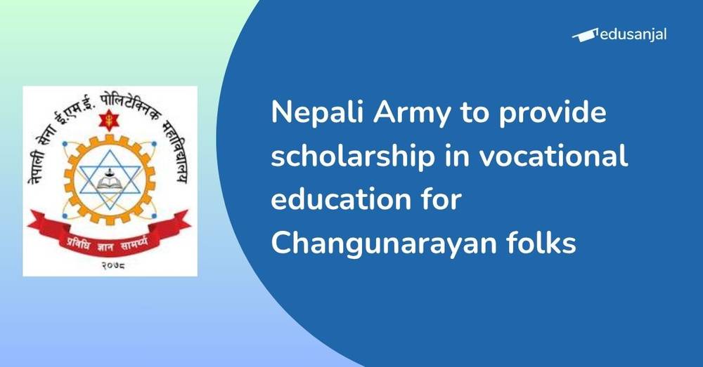 Nepali Army Offers Vocational Education Scholarship for Changunarayan Residents