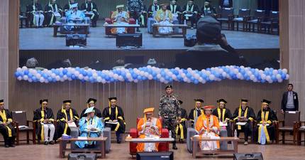 545 students graduated from Nepal Open University
