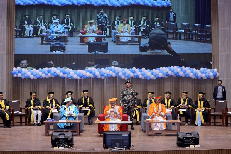 545 students graduated from Nepal Open University