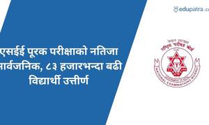 एसईई पूरक परीक्षाको नतिजा सार्वजनिक, ८३ हजारभन्दा बढी विद्यार्थी उत्तीर्ण