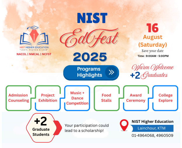 NIST EdFest 2025: A Transformative Educational Festival for +2 Graduates