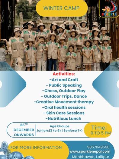 Winter Camp 2026 at Sparkle Kids Academy