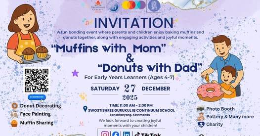 Swostishree Gurukul Presents: Muffins with Mom & Donuts with Dad
