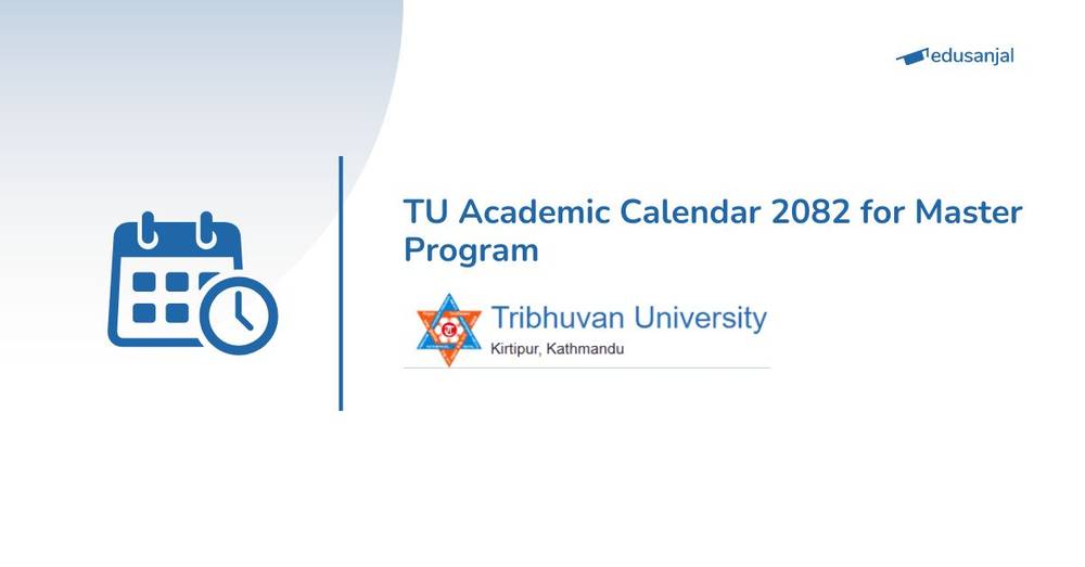 TU Academic Calendar 2082 for Master Program