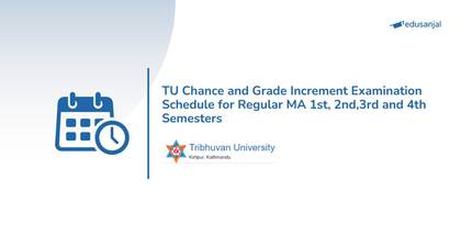 TU Chance and Grade Increment Examination Schedule for Regular MA 1st, 2nd,3rd and 4th Semesters