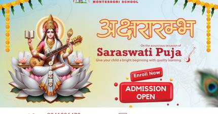Saraswati Puja Celebration at Kids Garden Montessori School