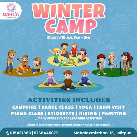 Dahlia Blooming Steps Winter Camp 2026