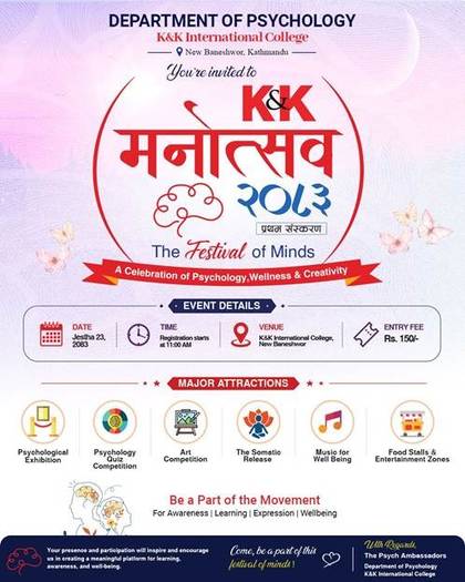 K&K Manotsav 2083 – The Festival of Minds