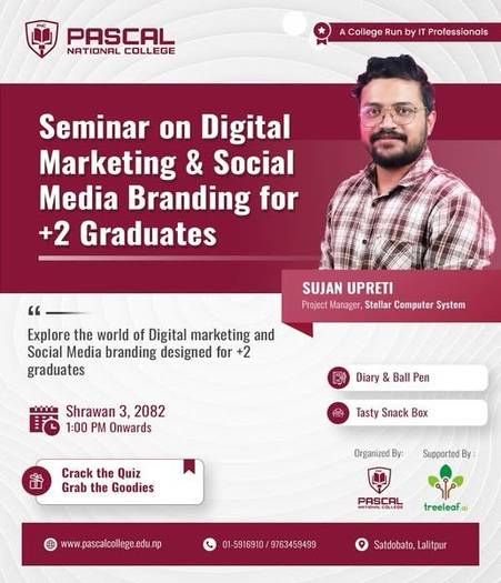 Pascal National College to Host Seminar on Digital Marketing and Social Media Branding