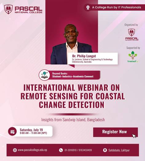 International Webinar on Remote Sensing for Coastal Change Detection: Pascal National College