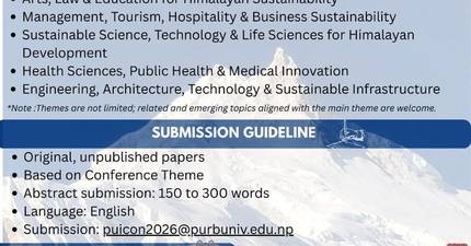 Call for Paper: Purbanchal University International Conference 2026