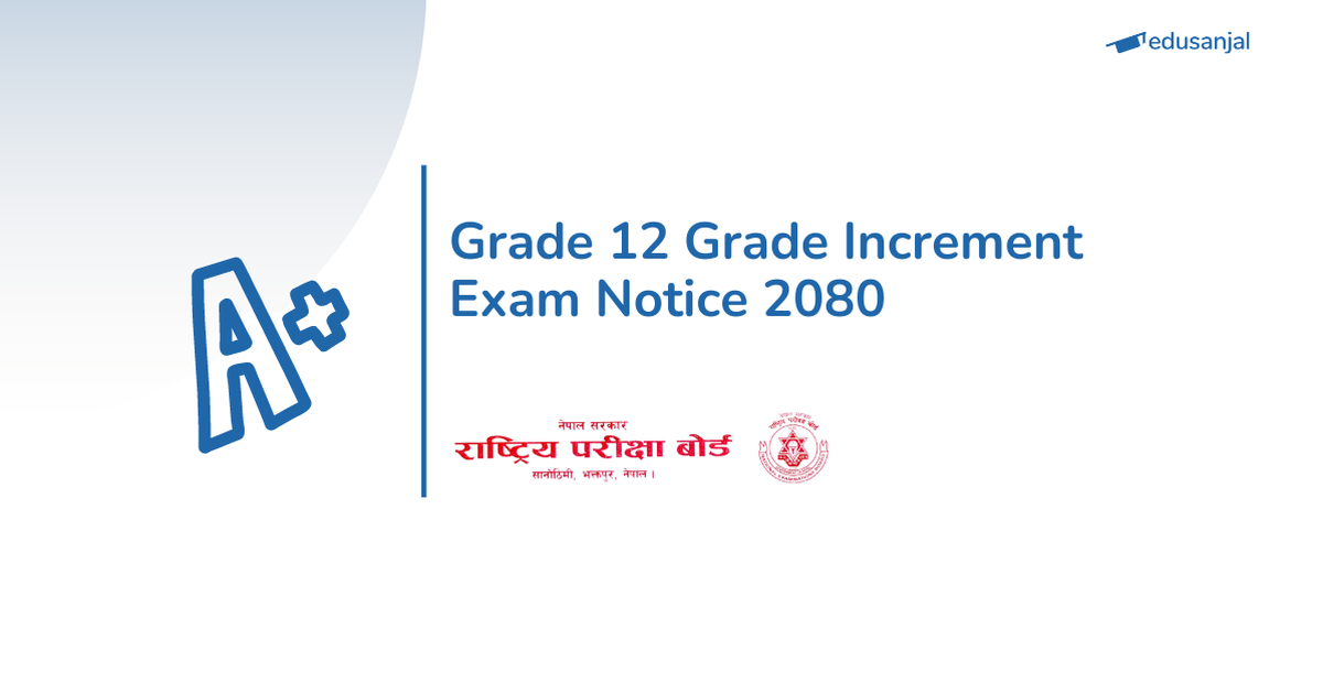 Grade 12 Grade Increment Exam Notice 2081 NEB Edusanjal