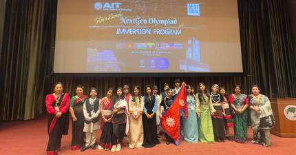 Nepali Students Earn International Acclaim at Olympiad in Bangkok