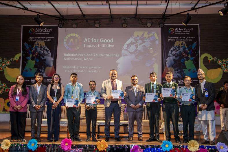 United School Students Selected to Represent Nepal at AI for Good – Robotics for Good Youth Challenge 2026 in Geneva