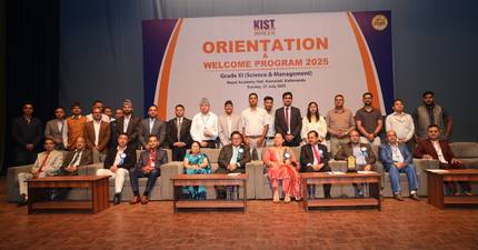 KIST College Welcomes Grade XI Students with Orientation and Cultural Program
